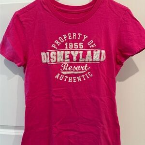 Disneyland Resort Girl’s Hot Pink T-Shirt - Size Medium